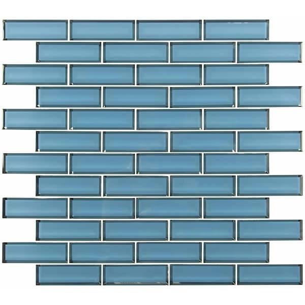 Msi Haiku Sapphire 11.73 In. X 11.73 In. X 8 Mm Beveled Mixed Glass Mesh-Mounted Mosaic Tile, 10PK ZOR-MD-0302 - main